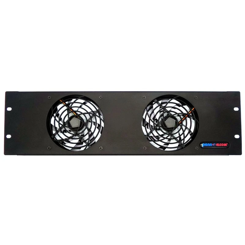 Image of Penn Elcom FP02-Q-3U rack accessory Fan panel
