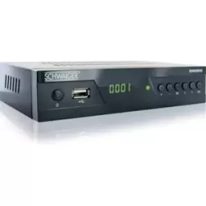 Image of Schwaiger DSR500HD HD SAT receiver USB (front) No. of tuners: 1