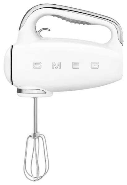 Image of Smeg Smeg HMF01WHUK 50's Style Retro Electric Hand Mixer - White