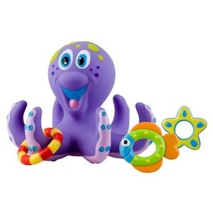 Image of Nuby Bathtime Fun Octapus Hoopla 18m