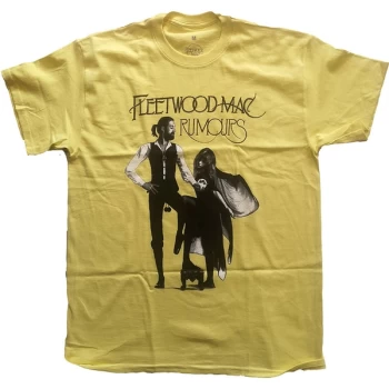 Image of Fleetwood Mac - Rumours Unisex Medium T-Shirt - Yellow