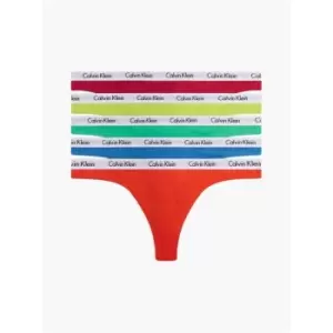 Image of Calvin Klein Thongs 5 Pack - Multi
