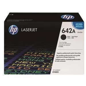 Image of HP 642A Black Laser Toner Ink Cartridge