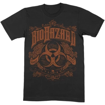 Image of Biohazard - Since 1987 Unisex Large T-Shirt - Black