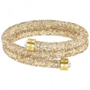 Image of Ladies Swarovski Gold Plated Crystaldust Bangle