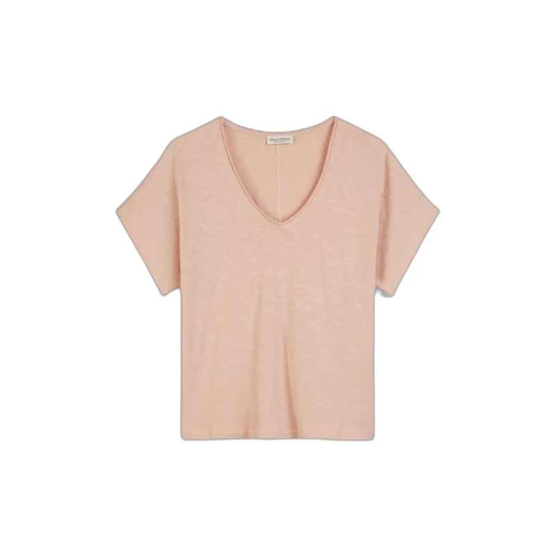 Image of Marc O'Polo Womens V-neck T-Shirt Marc O'Polo Beige Female XS