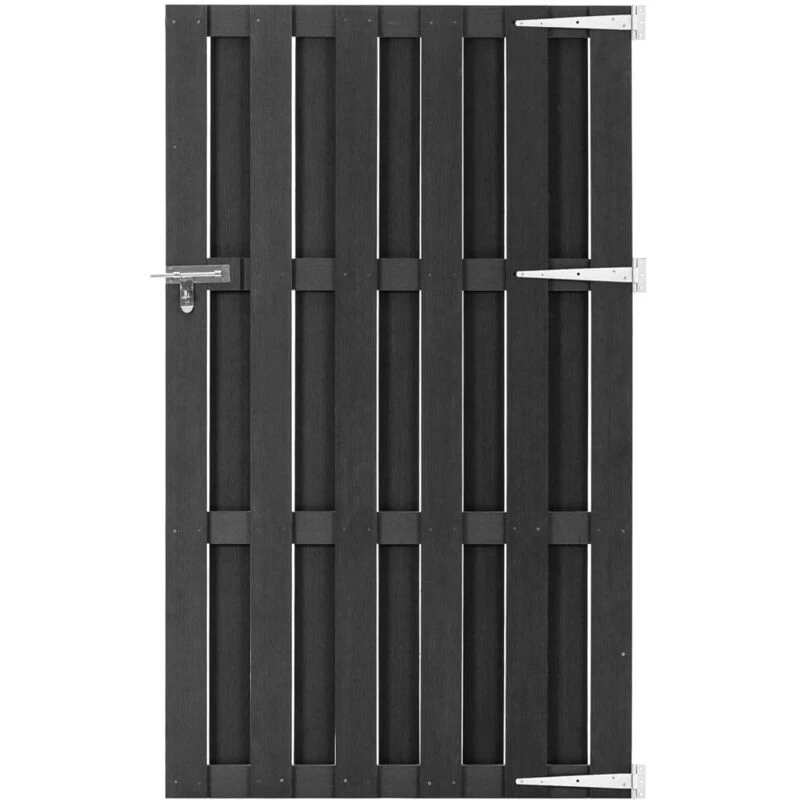 Image of VIDAXL Vidaxl - Garden Gate wpc 100x180cm Grey 8720286761403