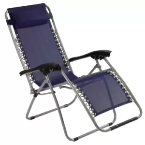 Image of Garden Gear Zero Gravity Chair - Navy Blue