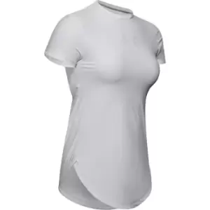 Image of Under Armour Breathe Luxe T Shirt Womens - Grey