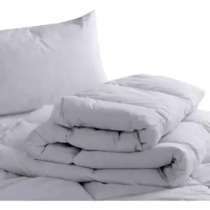 Image of Hotel Duck Plain Duvet (Single) (White) - Belledorm