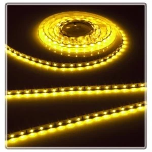 Image of KnightsBridge Yellow 12V LED IP20 Flexible Indoor Internal Rope Lighting Strip - 5 Meter