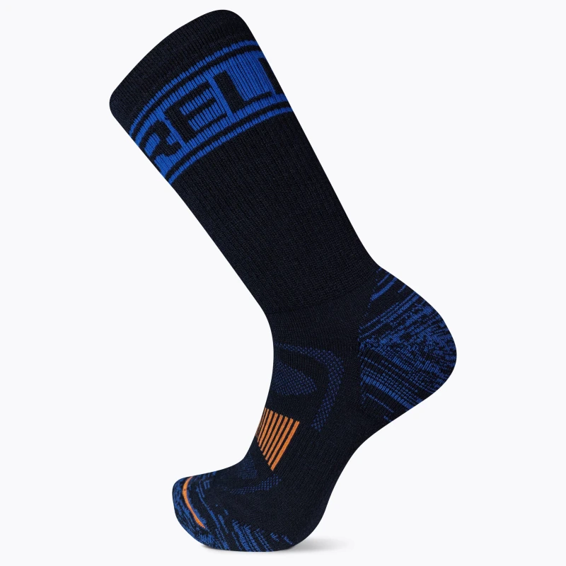 Image of Merrell Zone Hike Crew Sock - Blue Blue M - L