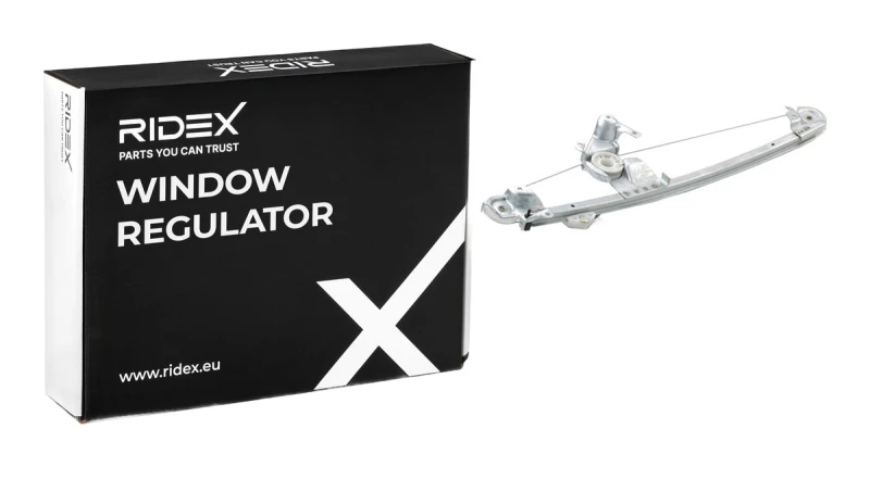 Image of RIDEX 1561W0077 Window regulator Right Rear, Operating Mode: Electric, without electric motor Window Winder (1561)