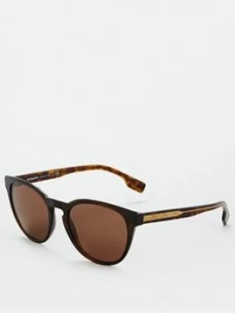 Image of Burberry 0Be4310 Sunglasses - Dark Havana