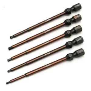 Image of Team Associated Factory Team 5 Piece 1/4" Power Tool Tips Set