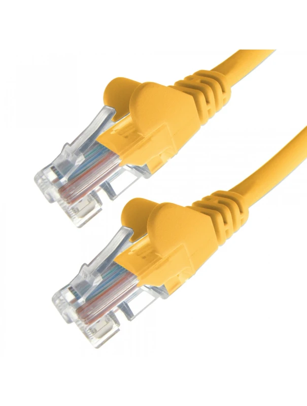Image of Connekt Gear 2m RJ45 CAT5e UTP Stranded Flush Moulded Network Cable - 24AWG - Yellow