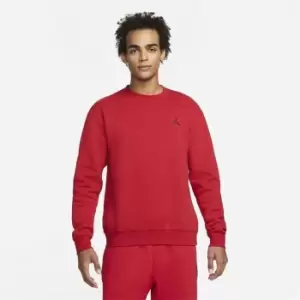Image of Air Jordan Fleece Crew Sweater - Red