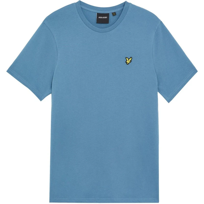 Image of Lyle and Scott Basic Logo T Shirt Ocean Sky X861 male 2XL