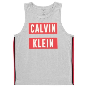 Image of Calvin Klein Performance Large Logo Tank Top - Grey