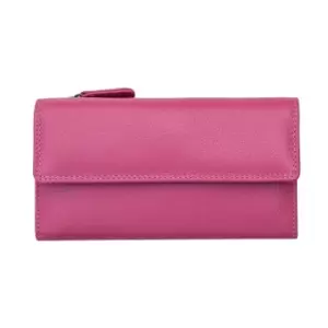 Image of PRIMEHIDE Verona Collection Purse 16 X Card Slot - Cerise