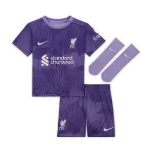Image of Nike Liverpool Third Babykit 2023 2024 - Purple