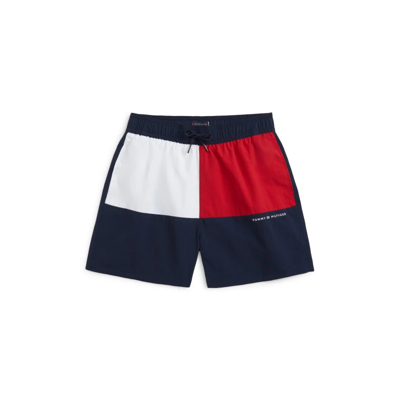 Image of Tommy Hilfiger Tommy Flag Swim Jn62 Night Navy C1G male 8-10Y