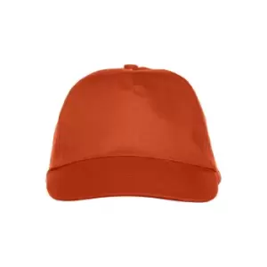 Image of Clique Unisex Adult Texas Cap (One Size) (Blood Orange)