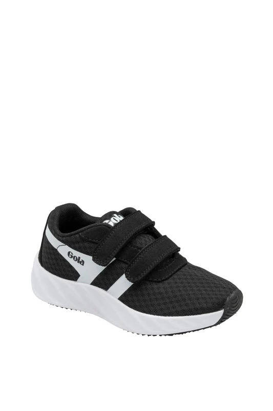 Image of Gola 'Draken Twin Bar QF' Mesh Running Trainers Black unisex