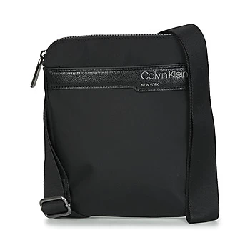 Image of Calvin Klein Jeans FLAT PACK mens Pouch in Black - Sizes One size