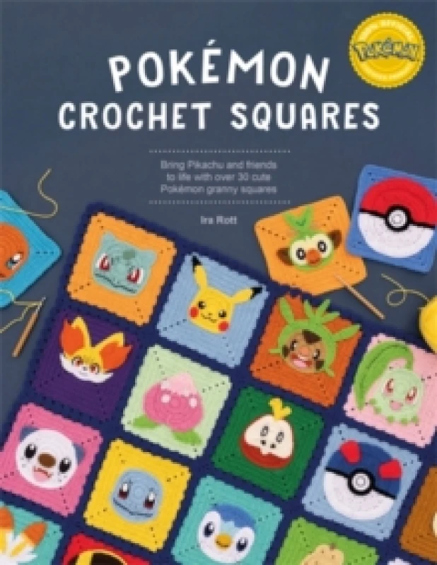 Image of PokeMon Crochet Squares : Bring Pikachu and Friends to Life with Over 30 Cute PokeMon Granny Squares Paperback / softback