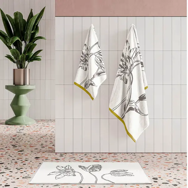 Image of Ted Baker Tulip Bath Sheet, Gold