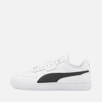 Image of Puma Mens Caven Dime Trainers - Puma White/Puma Black/Puma Silver - UK 9