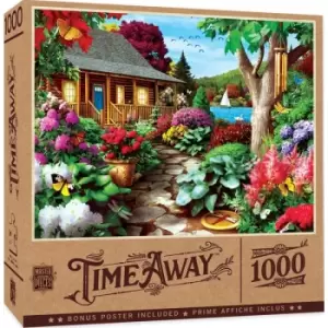 Image of Masterpieces Puzzle Time Away Dragonfly Garden Puzzle 1000 Piece Jigsaw Puzzle