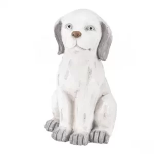 Image of Country Living Hand Painted Dog Garden Ornament