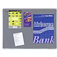 Image of Legamaster Premium Notice Board Grey 120 x 90 cm