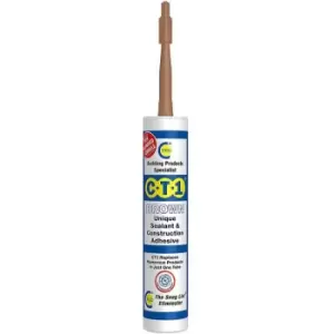 Image of C-tec - CT1 tribrid Unique Sealant & Construction Adhesive - 290ml Brown - Brown