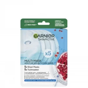 Image of Garnier SkinActive Moisture Bomb Pomegranate Eco (5 pack)