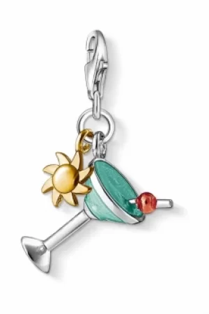 Image of Ladies Thomas Sabo Sterling Silver Charm Club Cocktail Charm 1039-427-1