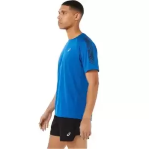 Image of Asics Mens Icon SS Running Top - Blue