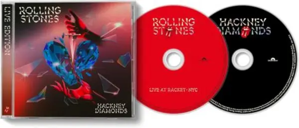 Image of The Rolling Stones Hackney Diamonds Live Edition Racket NYC October 2023 - Sealed 2023 UK 2-CD album set 588029-6