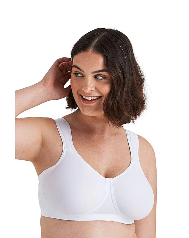 Image of Miss Mary of Sweden Stay Fresh Soft Comfort Bra White Women 34C;36C;38C;40C;42C;44C;46C;34D;36D;38D;40D;42D;44D;46D;34DD;36DD;38DD;42DD;44DD;46DD;34E;