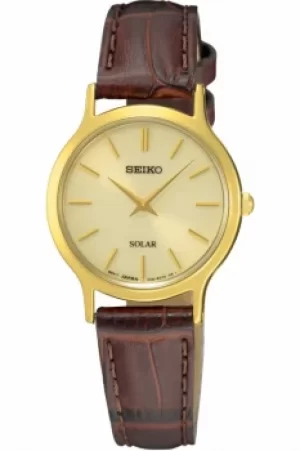 Image of Ladies Seiko Solar Solar Powered Watch SUP302P1
