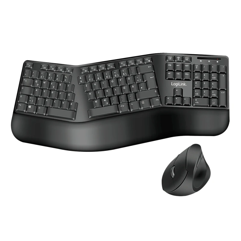 Image of LogiLink ID0211 keyboard Mouse included Universal RF Wireless QWERTZ G