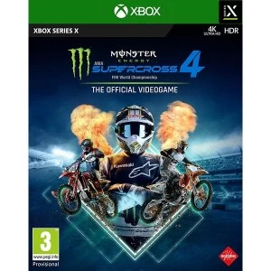 Image of Monster Energy Supercross The Official Videogame 4 Xbox Series X Game