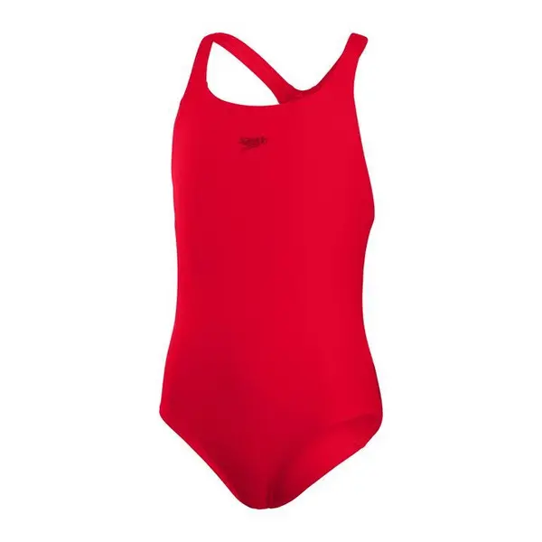 Image of Speedo Girls Endurance Plus Medalist Swimsuit - Red 13 - 14 Years
