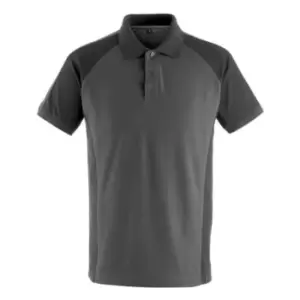 Image of Bottrop Polo Shirt Dark Anthracite/Black - Small