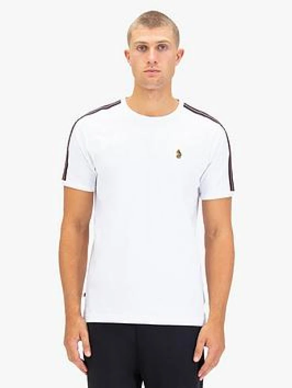 Image of Luke 1977 Luke 1977 Men Super Tram 2 T-Shirt in White Size: X-Large White XL Male 5056585674742