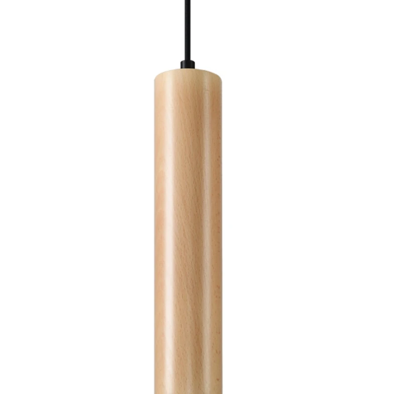 Image of Sollux Lighting Scandinavian Pendant Lamp 105x8x8cm 1xLight Brown