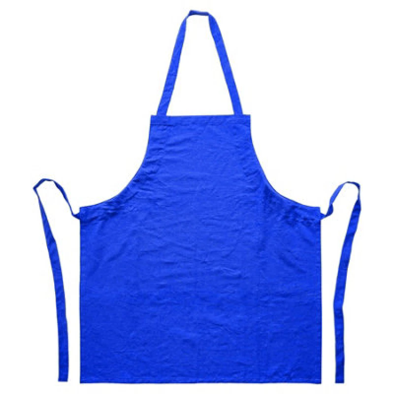Image of Nicola Spring Cotton Kitchen Bib Apron - One Size - Royal Blue