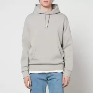 Image of Polo Ralph Lauren Logo-Applique Cotton-Blend Jersey Hoodie - S